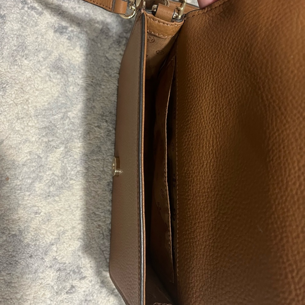Brown leather Tory Burch crossbody